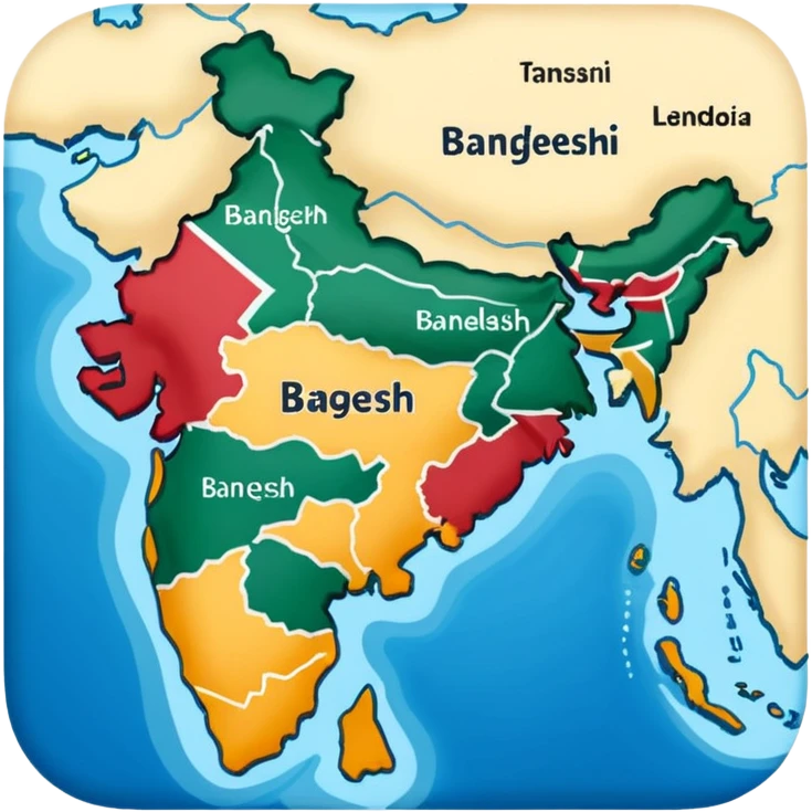 bangladesh in the map emoji