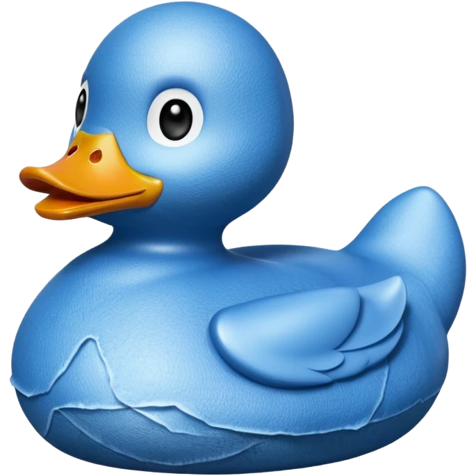 Denim rubber duck emoji