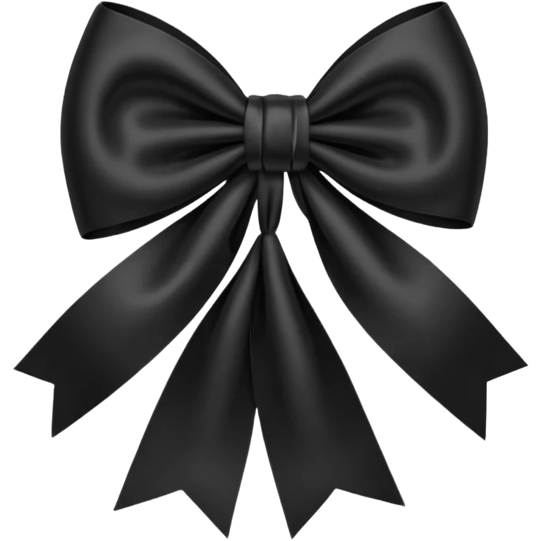 Black bow  emoji