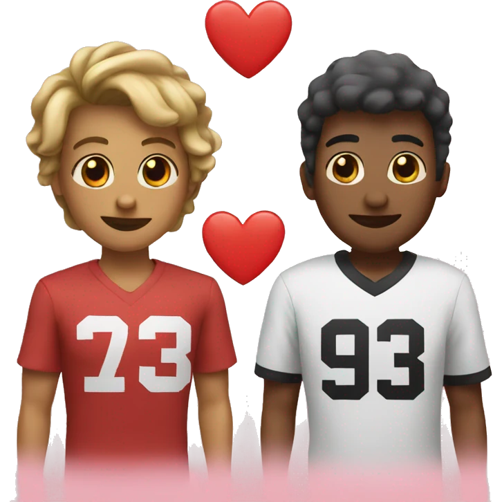 number 93 and love emoji