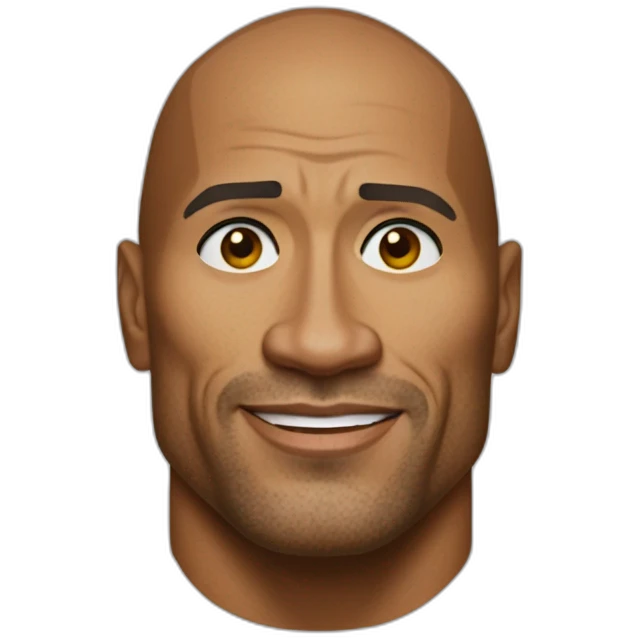 dwayne johnson the rock suspect emoji