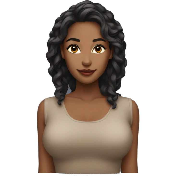 The most beautiful woman emoji