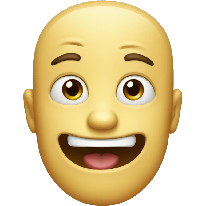 an funny face emoji
