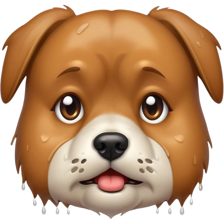 Dog crying  emoji