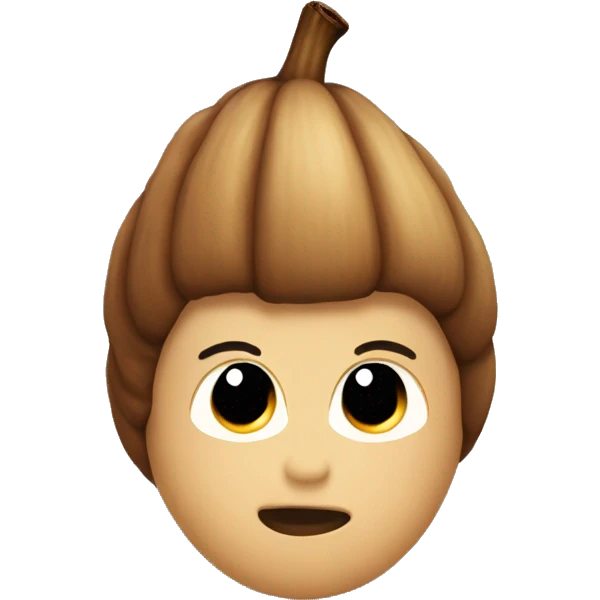 acorn emoji no face emoji