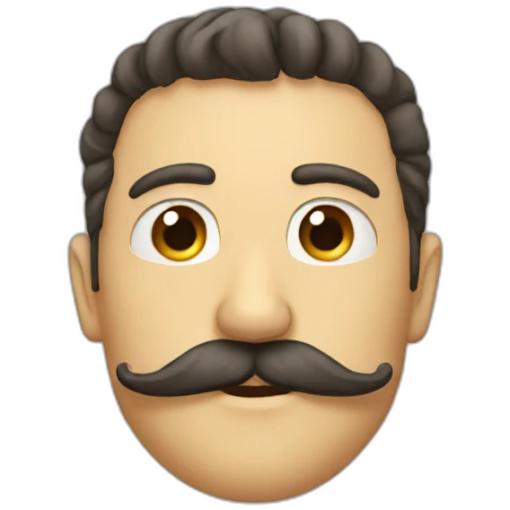 mustache emoji