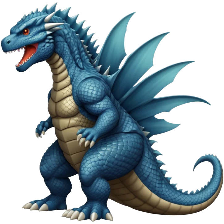 Godzilla with gyat emoji