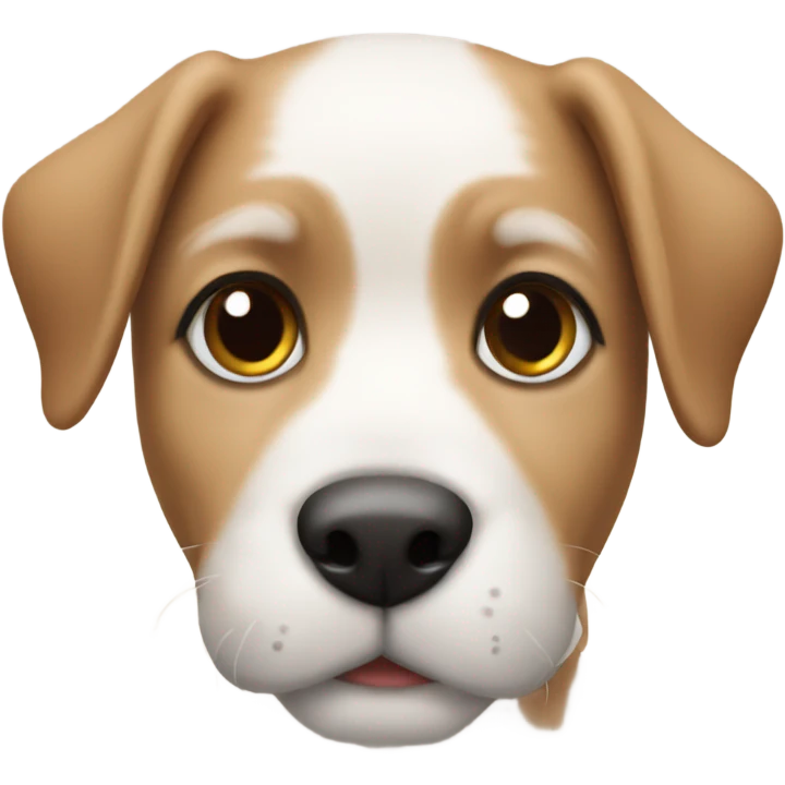 Christmas puppy emoji