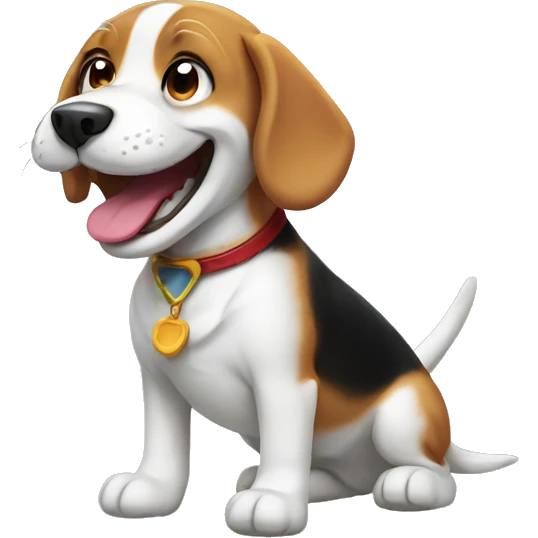Laughing Beagle  emoji