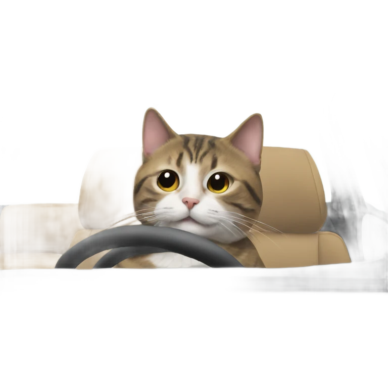 cat in car emoji