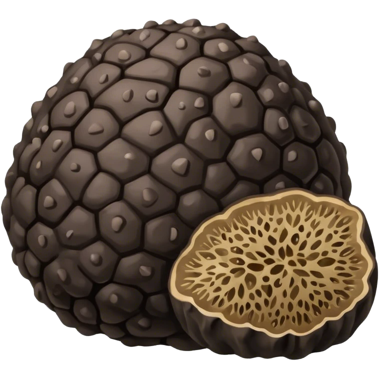 Black truffle  emoji