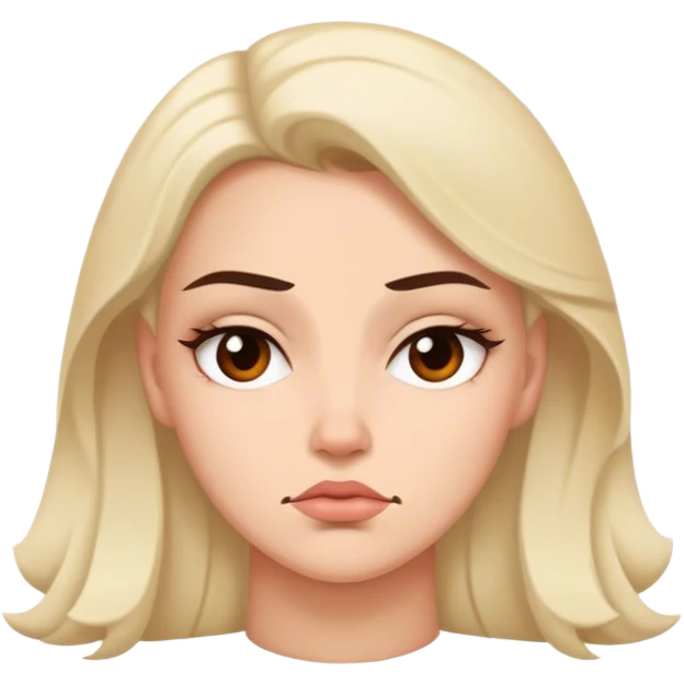 resting bitch face  emoji