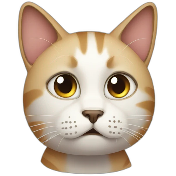 Worried cat emoji