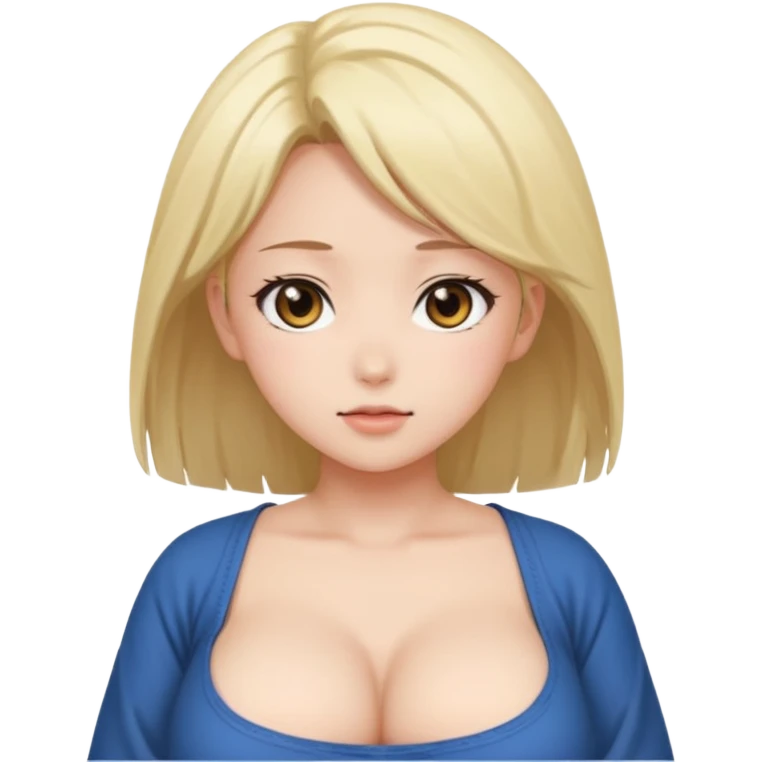 Аниме девушка с огромными сиськами emoji