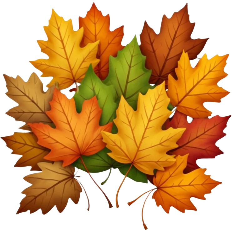 fallen leaves emoji