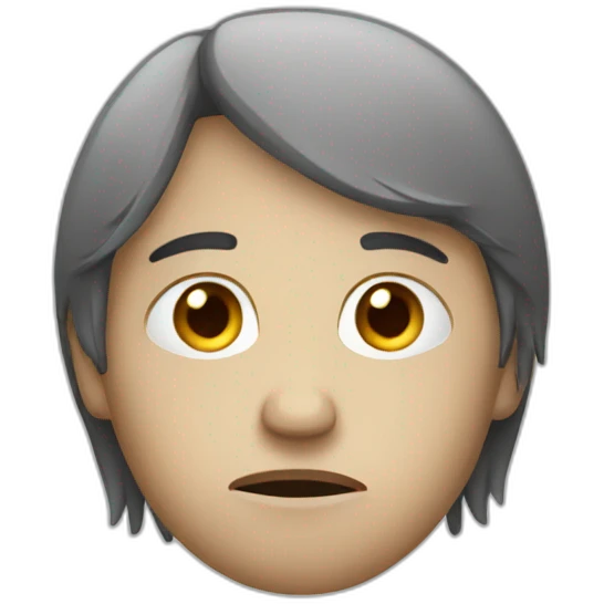 sad french person emoji
