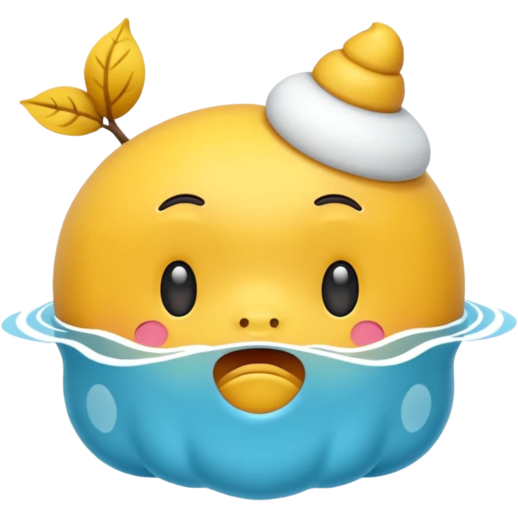 3d 스피커 파랑색 emoji