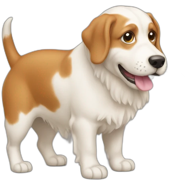 Bobtail with really big bone emoji
