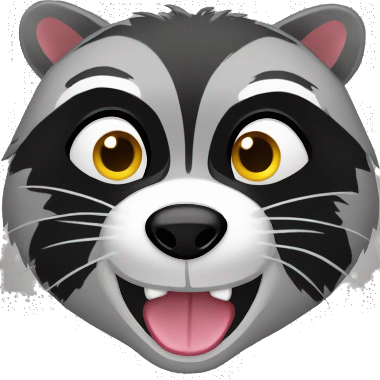 Bingo racoon emoji