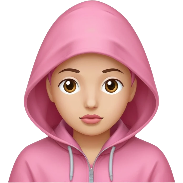 Un voleur avec une cagoule rose emoji