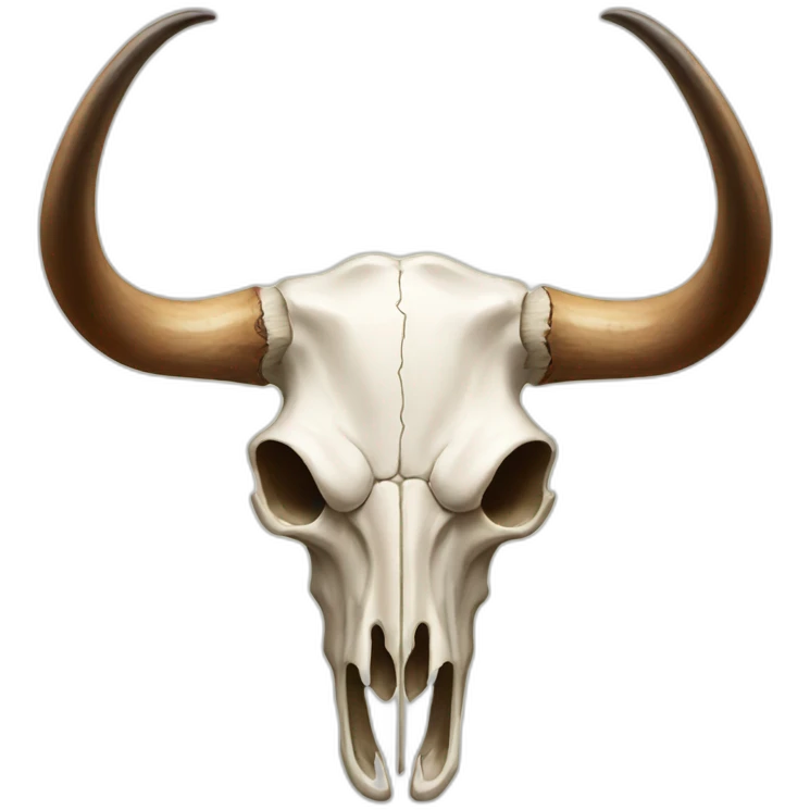 longhorn skull emoji