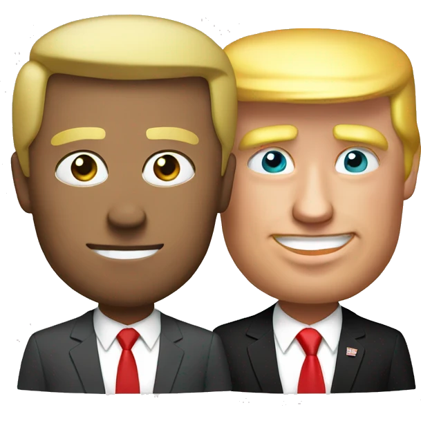 Elon and trump emoji