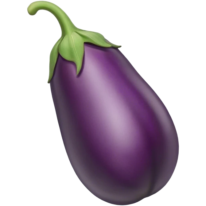 Eggplant and :-) emoji