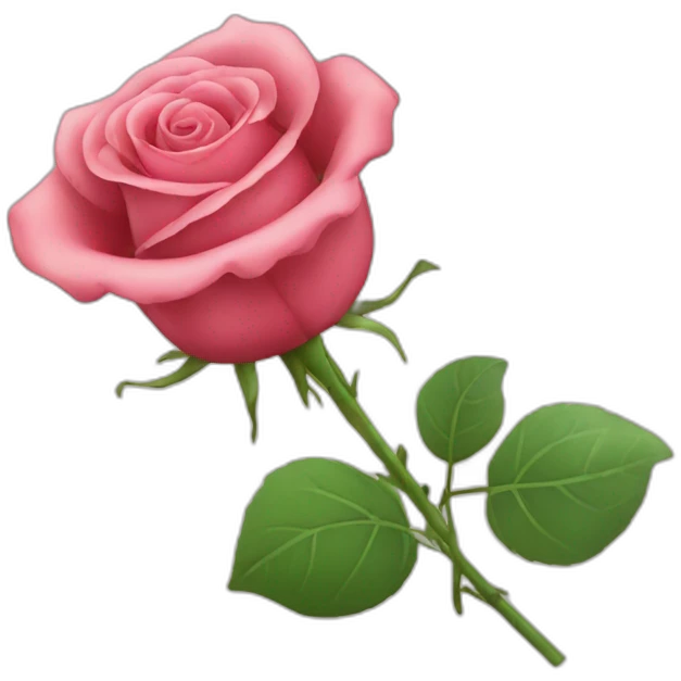 stalk of rose emoji