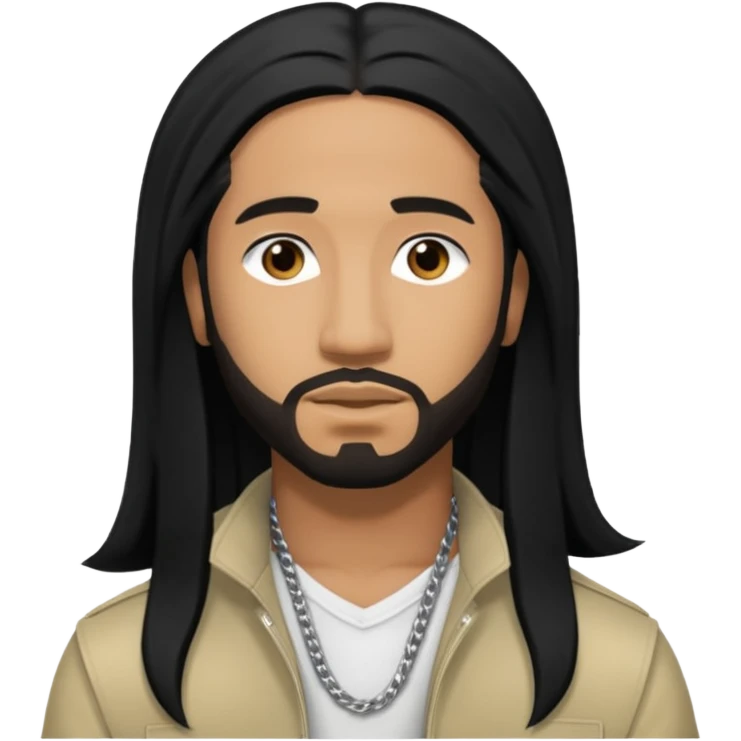 Omarion r&b singer with long black hair emoji