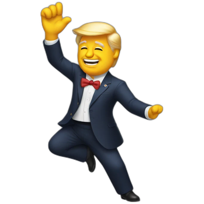 Donald trump dancing emoji