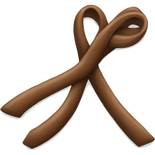 Braune Schleife emoji