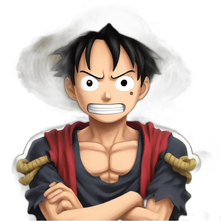 Luffy gear five emoji