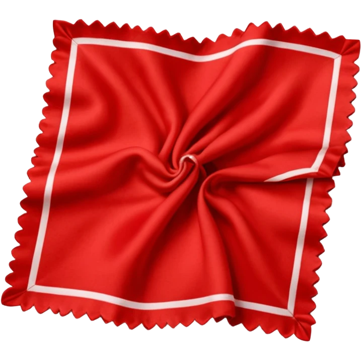 red handkerchief emoji