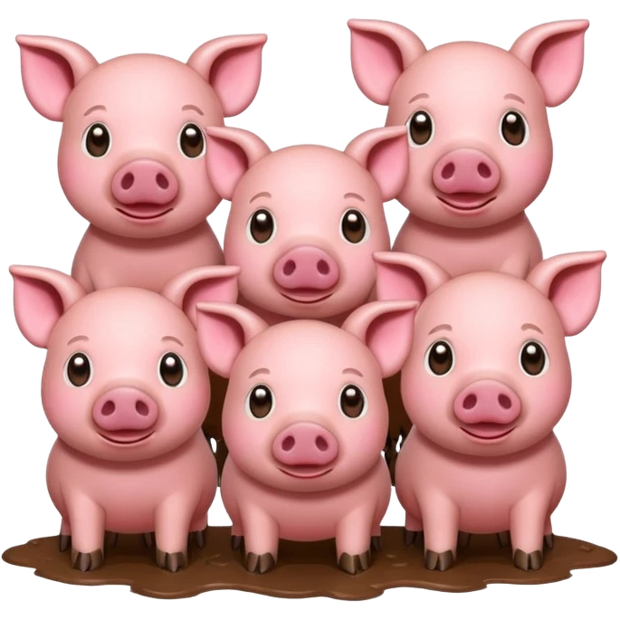 group of pigs emoji