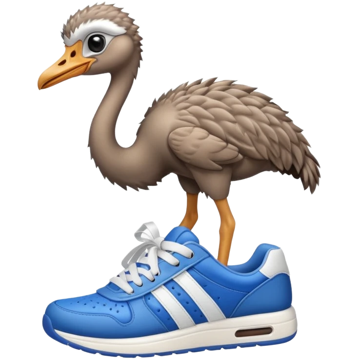  ostrich-in-sneakers emoji