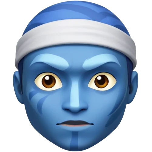 blue fruit ninja  emoji