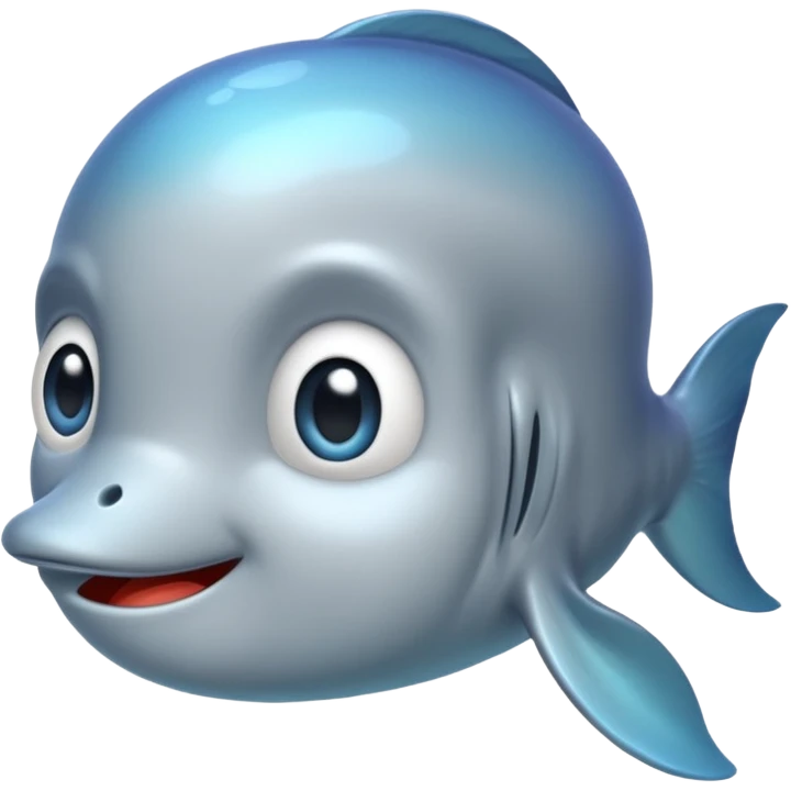 the side view of the head of the bloop emoji