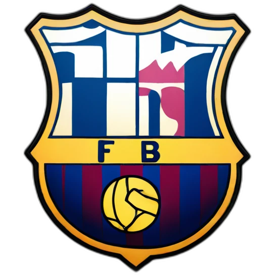 FC Barcelona logo emoji