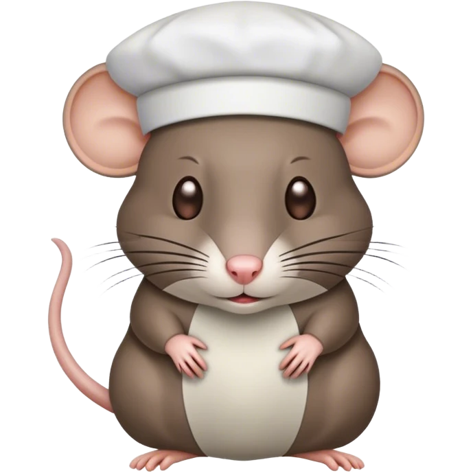 A rat in a kippah emoji