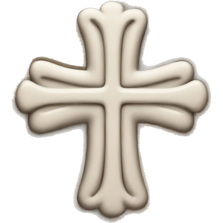cozy Christian cross  emoji