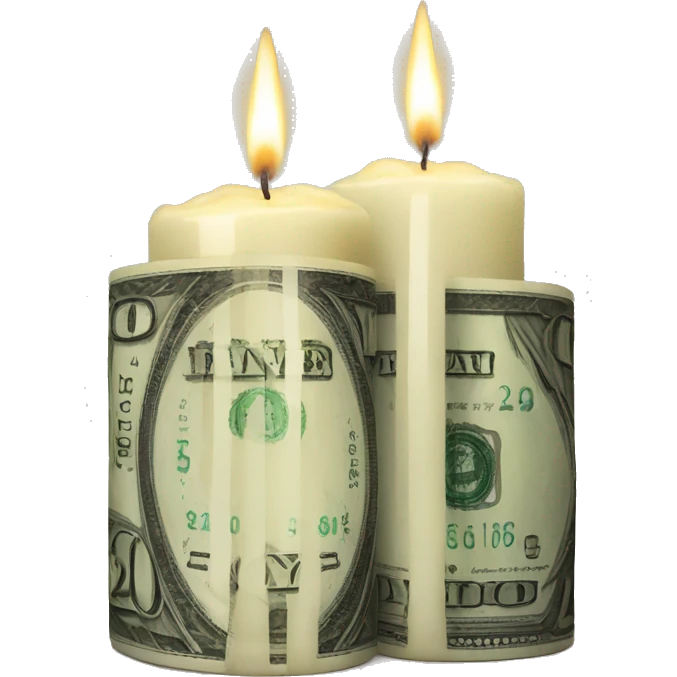 money chart candles emoji