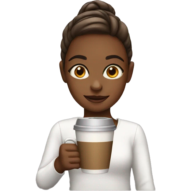 girl coffee emoji