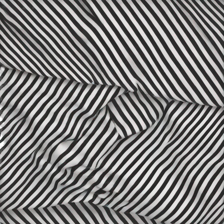 Black and white stripes emoji