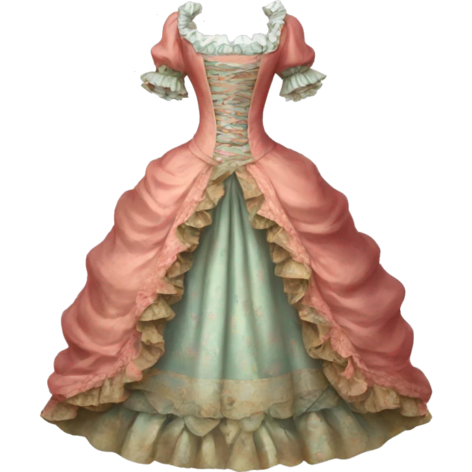 Rococo dress emoji