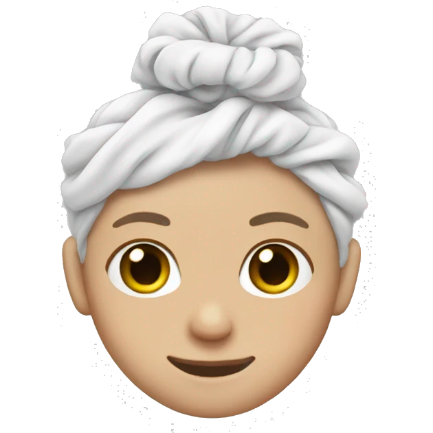 white Scrunchie  emoji
