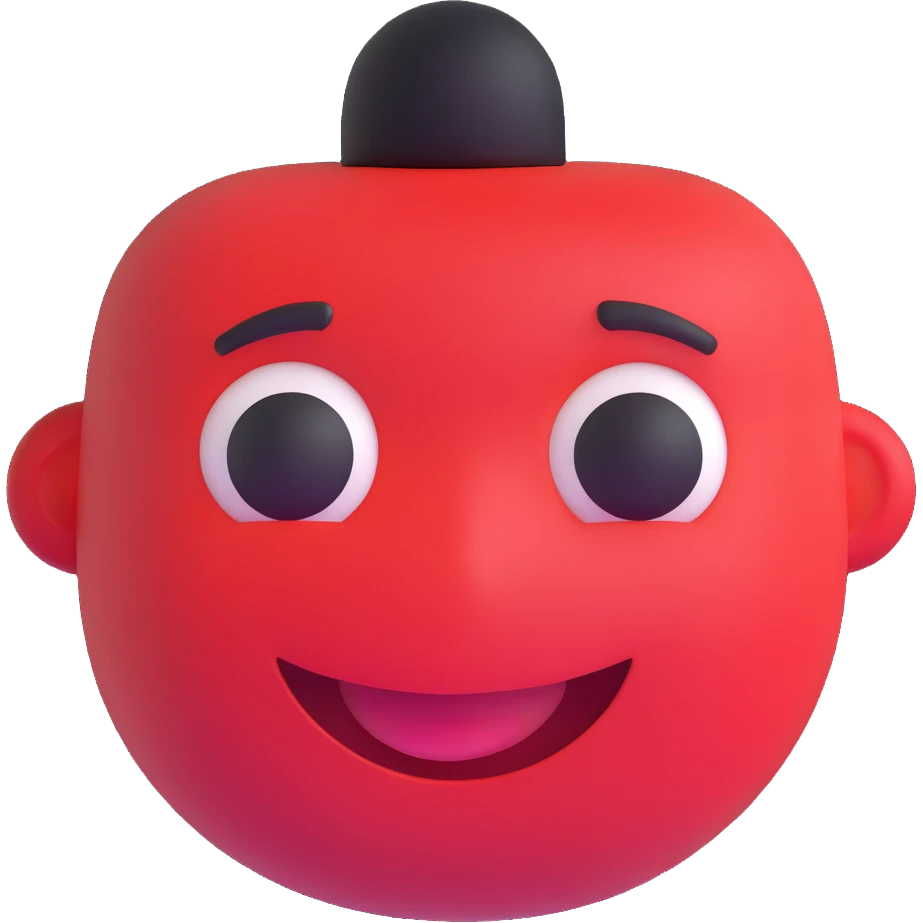 embarrassed face with red cheeks and awkward smile emoji