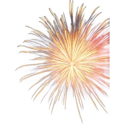 A firework with the words „Guten Rutsch“ emoji