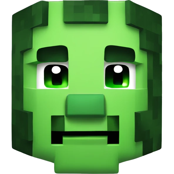 Minecraft game creeper emoji
