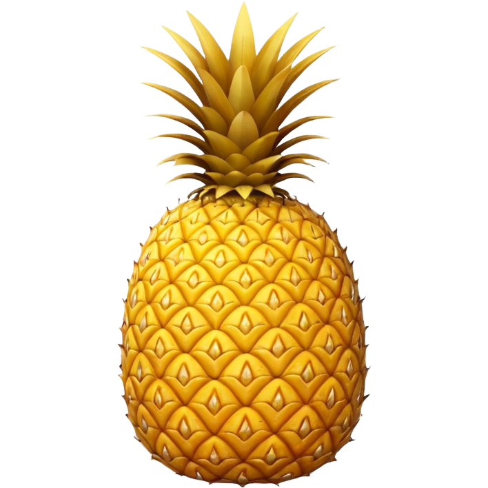 Upside down pineapple with no background emoji