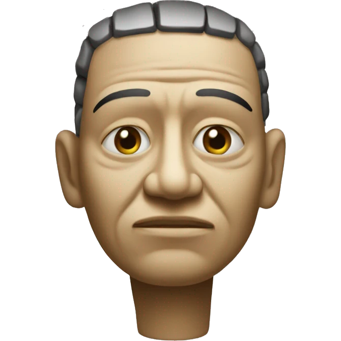 a "Cabeza Clava" of the "Chavin Culture" emoji
